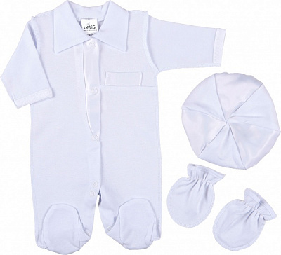 Комплект для новорожденных Betis Красавец белый р.56 27071181 