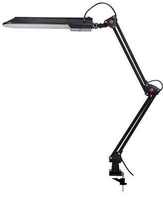 Настольная лампа офисная IEK 8 Вт черный LDNL2-2015-1-VV-08-K02