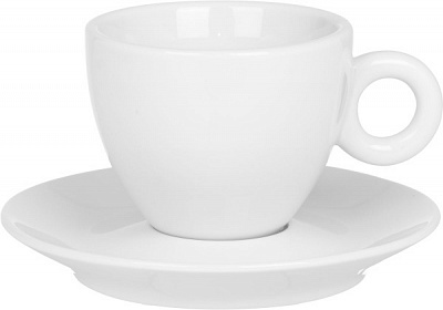 Чашка с блюдцем Illy Horeca 150 мл (F2532+F2533) Alt Porcelain