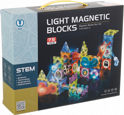 Конструктор магнитный Hang Wing LED 31x8x25 см HW21001206