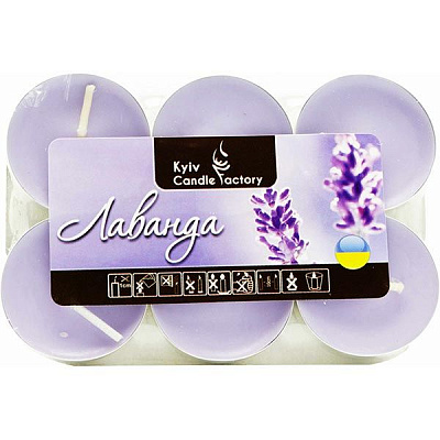 Свічка Лаванда 7004 Kyiv Candle Factory