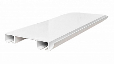 Карниз АЛЮТЕРРА БР-20 люкс подвійний 350 см білий 1 шт.