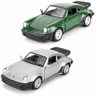 Автомодель TechnoDrive 1:43 Porsche 911 Turbo 3.3 1978 сірий темно-зелений 250413U