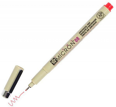 Лінер PIGMA Micron Sakura (0.8) 0,5 мм червоний