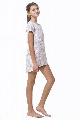 Ночная рубашка для девочки KOSTA 0083-4 р.134 серый 