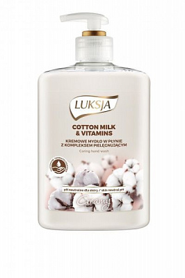 Мило рідке Luksja Бавовна і Вітаміни 500 мл