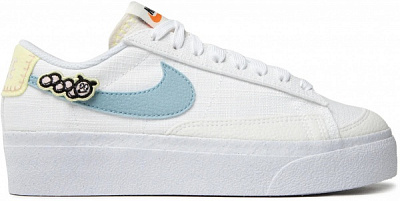 Кроссовки Nike BLAZER LOW PLATFORM SE NN DJ6376-100 р.39 белый