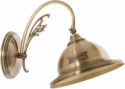 Бра Фабрика Світла Бильярд 1x60 Вт E27 бронзовый НбБ 47-5х60-0213 