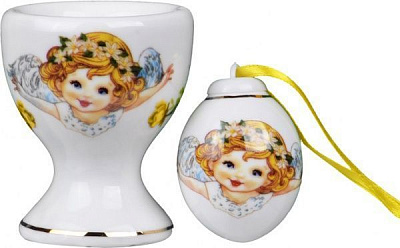 Набор пасхальный желтый 2 предмета 943-091 