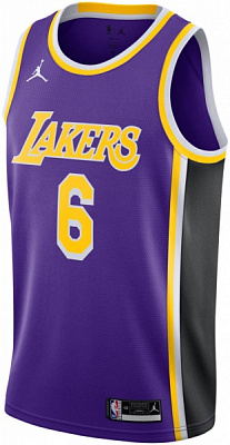 Майка Nike LAL M NK SWGMN JSY STMT 20 CV9481-513 р.S фиолетовый