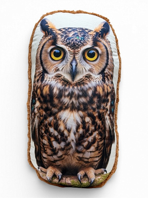 Подушка декоративна Сова 29x60 см бежевий Stip