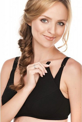 Бюстгальтер для годуючих Мамин Дом 556 р.75 E черный 