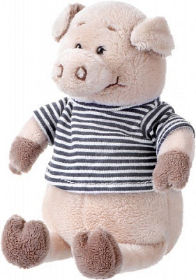 Мягкая игрушка Same Toy Свинка в тельняшке 18 см THT716
