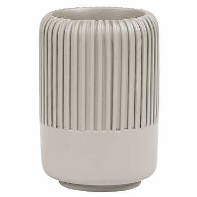 Стакан для зубних щіток Axentia Рая сірий 135655