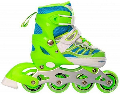 Роликові ковзани Profi розсувні Ролики A 4122-S-GR A4122-S-GR р. 34 зелений
