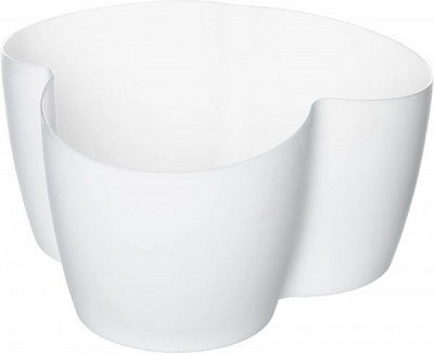 Горшок пластиковый Алеана Кактусник на 3 растения фигурный 1,1л белый (113053) 