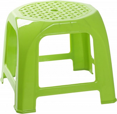 Табурет пластиковый Алеана Малятко 27x32x32 см оливковый  