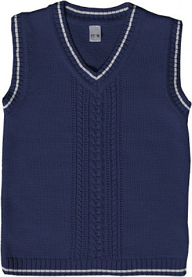 Жилет Mari-Knit р.116-60 синий 713 