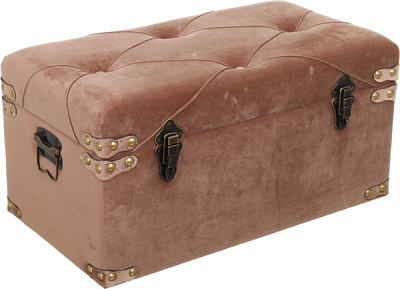 Сундук-пуф Велюр латте 57х30х29 см 