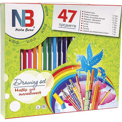Набор для рисования 47 предметов Nota Bene