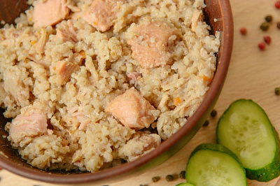 Каша Portion рисова з свининою та овочами, 350 гр