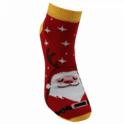 Шкарпетки дитячі унісекс Premier Socks Санта з рогами р. 20–22 червоний