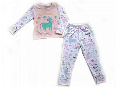 Піжама для дівчаток Маленькие люди №1 р.122-128 рожевий