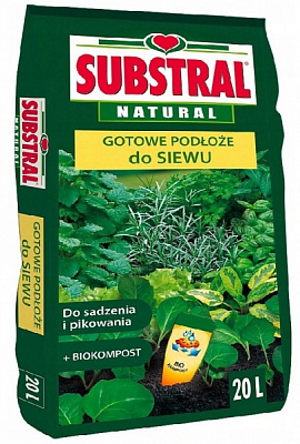 Удобрение Substral торфосмесь для посева газона 20Л OSMOCOTE