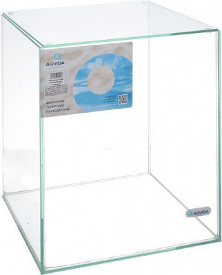 Акваріум Aqvida Куб скляний 4мм 30х30х35 з накривним склом (30л)