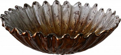 Фруктовниця Royal 42 см античний коричневий із білим Antonio Tammaro