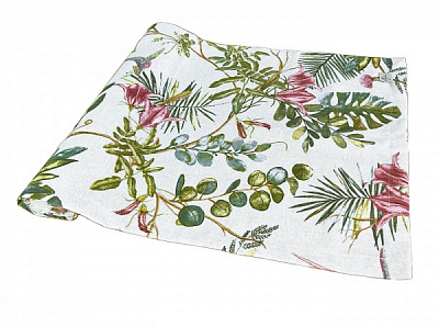 Раннер Villa цветы 40x140 см бежевый с рисунком Прованс 