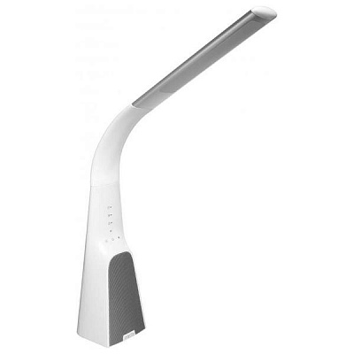 Настольная лампа офисная Intelite WT Sound 9 Вт белый DL7-9W-WT 