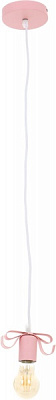 Подвес Accento lighting Bow 1x40 Вт E27 розовый 