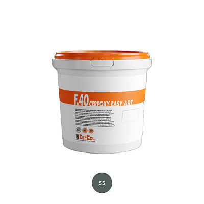 Затирка для плитки Mapei F.40 CERPOXY EASY ART 55 Антрацит 1.5 кг