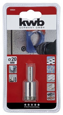 Сверло для плитки KWB 25x45 мм 20 мм 1 шт. 499820
