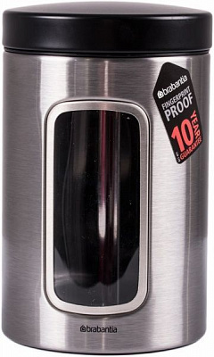 Ємність для зберігання з кришкою Canisters 00860194 1,4л Brabantia