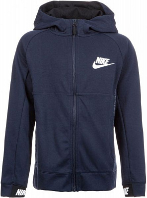 Джемпер Nike B NSW HOODIE FZ AV15 856185-451 р. L темно-синій