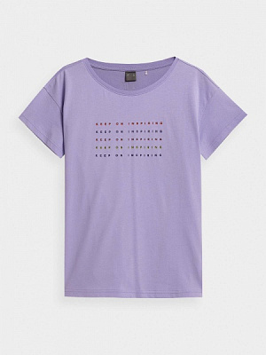 Футболка 4F D4Z21-TSD250-52S р.L сиреневый