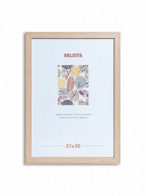Рамка для фото Velista 15H-15007-3v 1 фото 21х30 см светлое дерево 