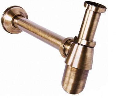 Сифон для умывальника EGO латунный бутылочный A-1083