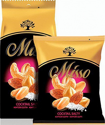Снеки Misso Ассорти соленых орехов коктейль Солти 125 г 