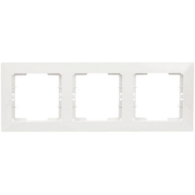 Рамка Mutlusan Candela тройная белая