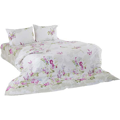 Комплект постельного белья двуспальный Ibodo Райская птичка