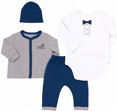 Комплект для новонароджених Bembi КП236 синій р.62 5236011132.8X0