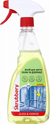 Засіб миючий для скла та дзеркал SKRUBBERY Cetroni 0,5 л