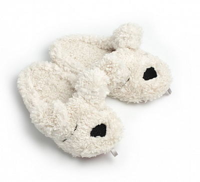 Капці дитячі Twins ANIMALS bear р.34-35 білий 15498