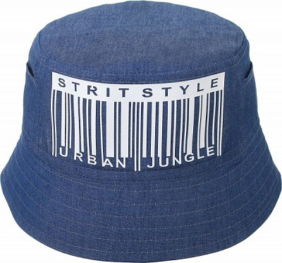 Панама штрихкод в асортименті 57-60 см джинс