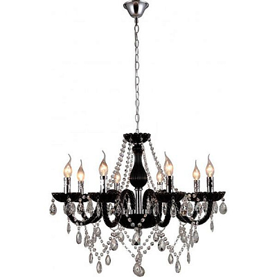 Люстра Altalusse INL-1149P-08 Black&Chrome