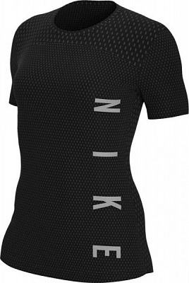 Футболка Nike W NK RUN DVN MILER SS TOP GX DA1246-010 р.S черный