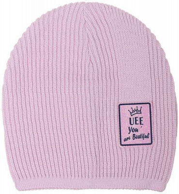 Шапочка детская для девочки Kraft+ 7606 р.52-54 сиреневый 